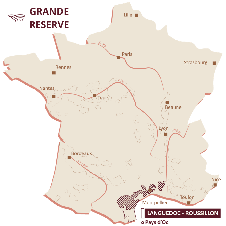 Terroir map Grande Réserve
